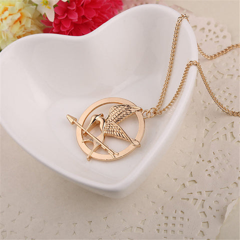 Hunger Games Bird Necklace - gothicstate