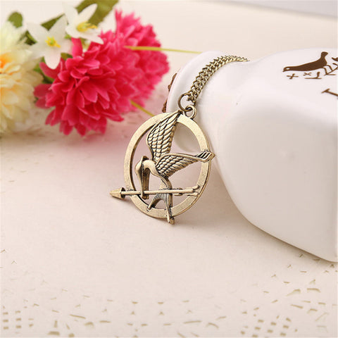 Hunger Games Bird Necklace - gothicstate