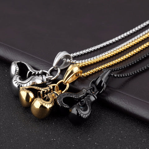 Sporty Boxing Gloves Necklace - gothicstate