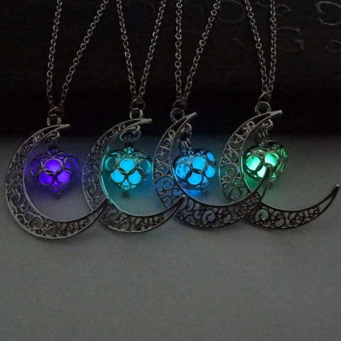 Luminous Glow In the Dark Sailor Moon Pendant - gothicstate