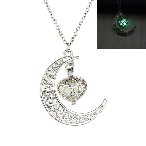 Luminous Glow In the Dark Sailor Moon Pendant - gothicstate