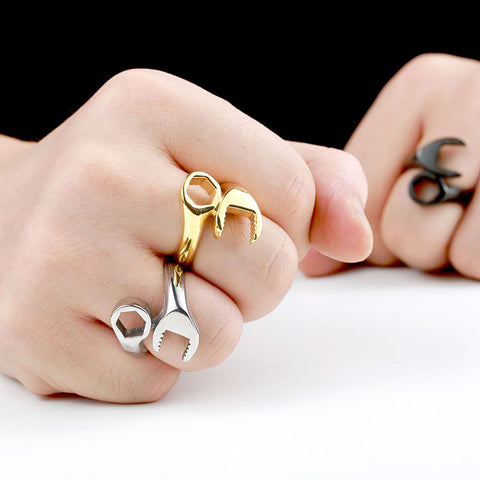 Biker Wrench Rings - gothicstate