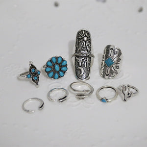 Vintage Ring  Gypsy (Nine Piece) - gothicstate
