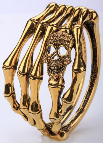 Skull / Skeleton Hand Bone Bracelet Gothic Jewelry - gothicstate