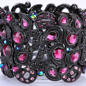 Floral Stretch Bracelet Vintage Style - gothicstate