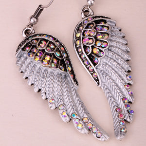 Angel Wings Dangle Earrings - gothicstate