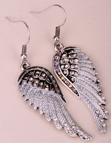 Angel Wings Dangle Earrings - gothicstate