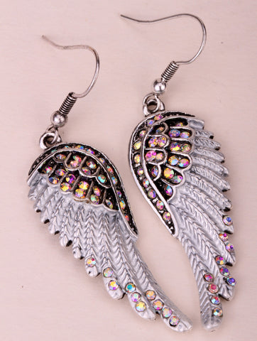 Angel Wings Dangle Earrings - gothicstate