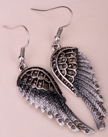 Angel Wings Dangle Earrings - gothicstate