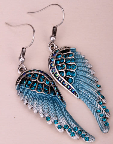 Angel Wings Dangle Earrings - gothicstate