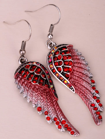 Angel Wings Dangle Earrings - gothicstate