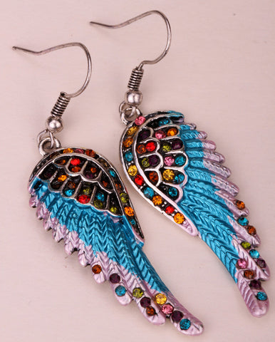 Angel Wings Dangle Earrings - gothicstate