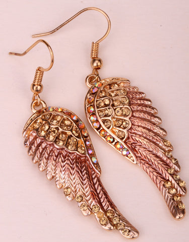 Angel Wings Dangle Earrings - gothicstate