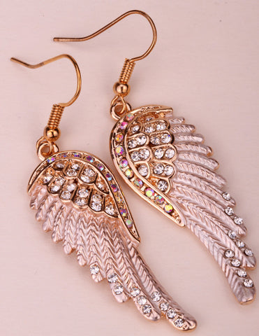 Angel Wings Dangle Earrings - gothicstate