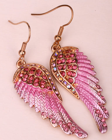 Angel Wings Dangle Earrings - gothicstate