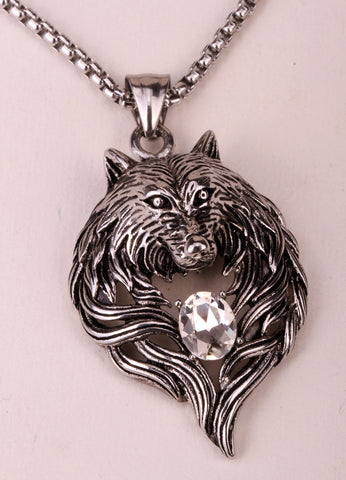 Wolf Necklace For Men and Women - gothicstate