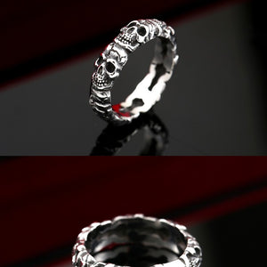 Vintage Domineering Skull Ring - gothicstate