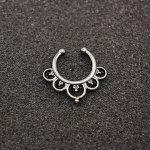 Three Piece Faux Nose Ring Set - gothicstate