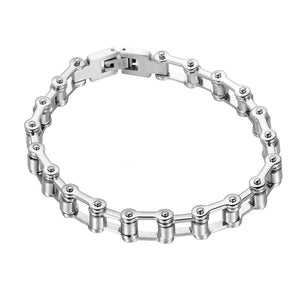 Biker Motorcycle Link Chain Bracelet - gothicstate