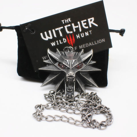 The Wild Witcher Wolf Pendant - gothicstate