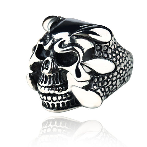 Biker Rings Vintage Gothic Skeleton - gothicstate