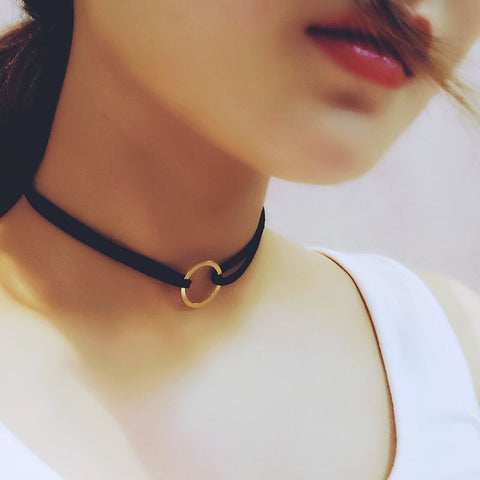 Black Velvet Choker - gothicstate