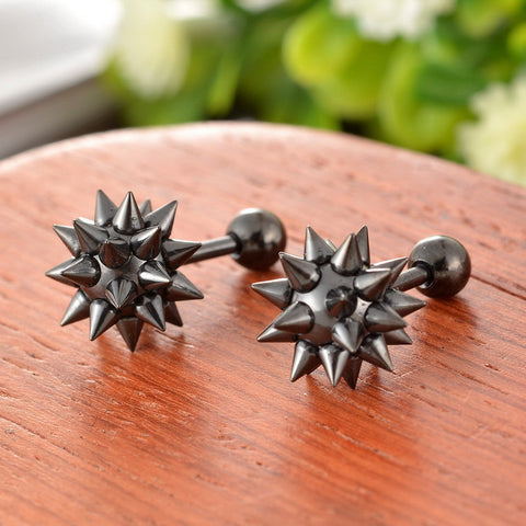 Cool Punk Spike Stud Earrings - gothicstate