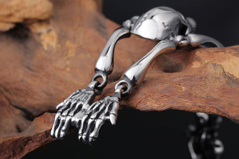 Punk Rock Gothic Body Skull Bracelet - gothicstate