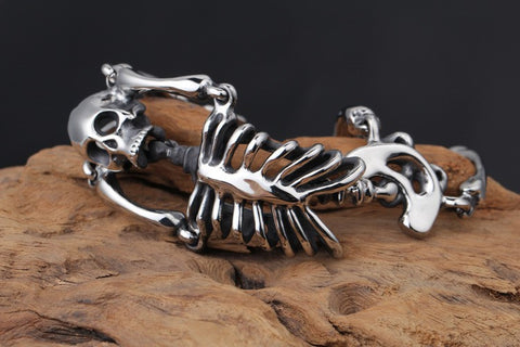 Punk Rock Gothic Body Skull Bracelet - gothicstate